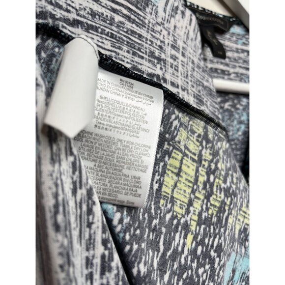 BCBGMAXAZRIA Abstract Print Ruched Sheath Dress XS - Picture 12 of 14